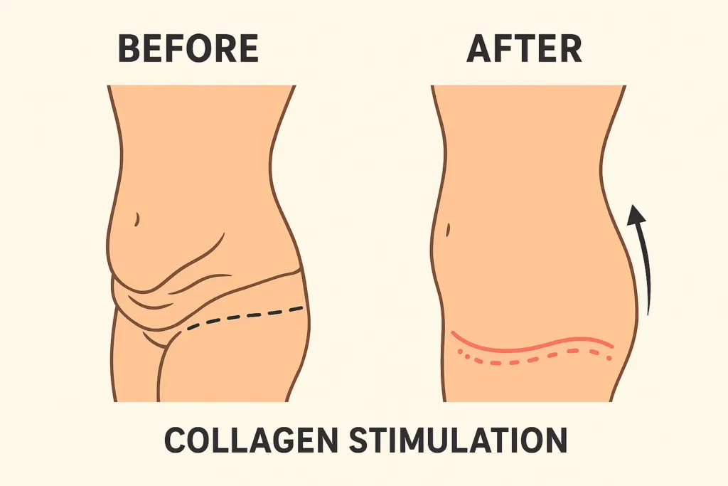 Before and after results for sagging skin after weight loss injections Robroyston